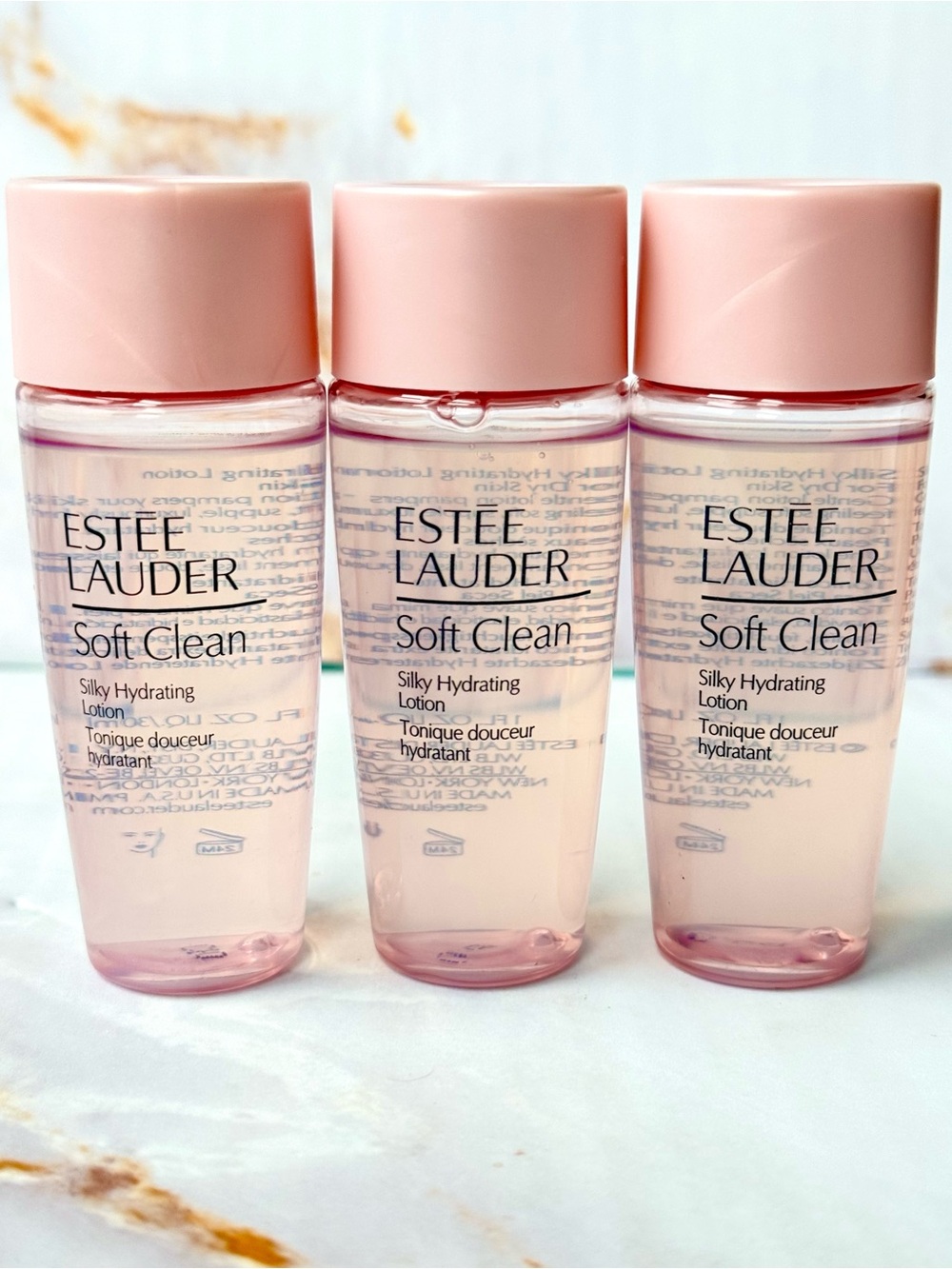 NEW Estee Lauder Soft Clean Silky Hydrating Lotion - Bundle of 3